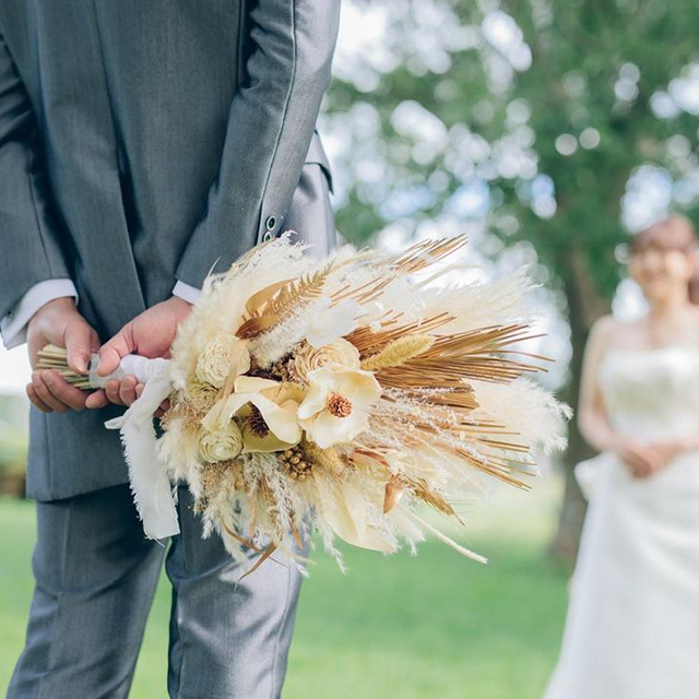 ドライフラワーブーケが旬♡魅力や実例をご紹介！おしゃれな結婚式を