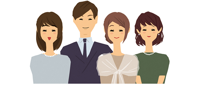 楽しそうな笑顔のゲストたち