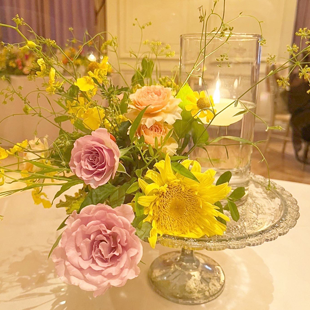 大きな花の装花