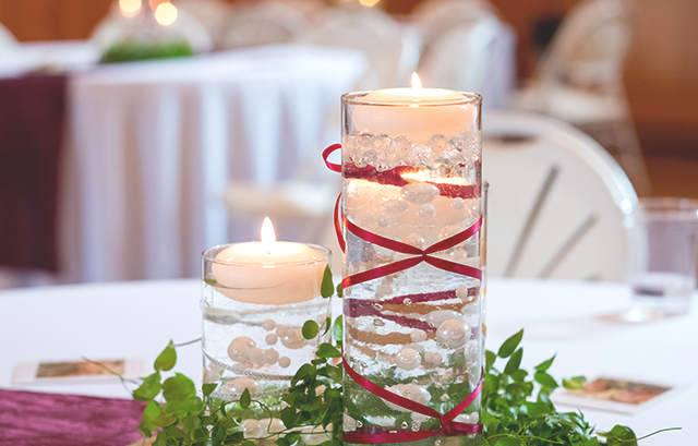 ゲストテーブル 装花 アクリルミラー 結婚式 12枚 直径30cm 披露宴 