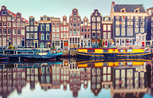 アムステルダムの運河