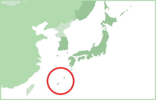 沖縄の位置